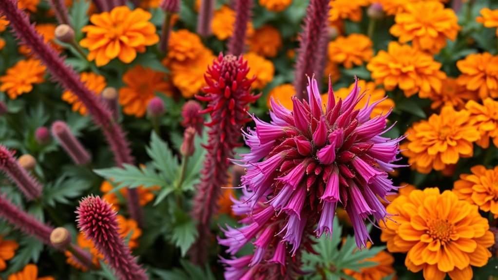 marigolds repel pests naturally