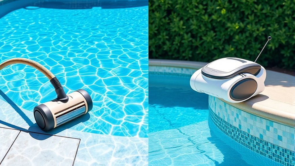 matching pool cleaner features