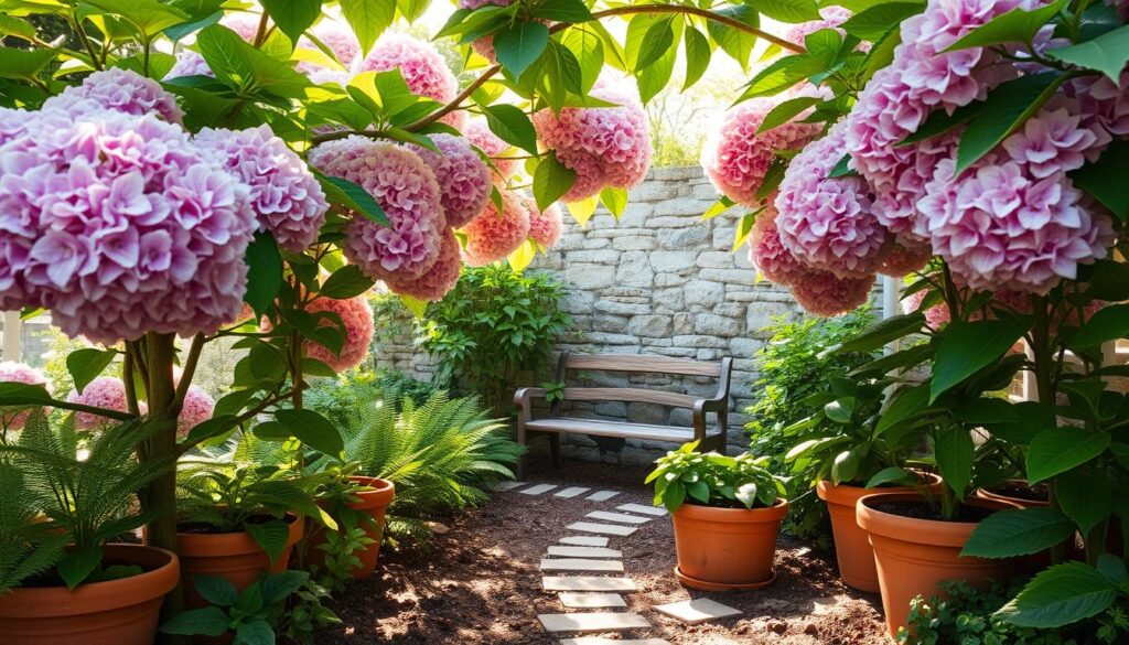 microclimates for hydrangeas