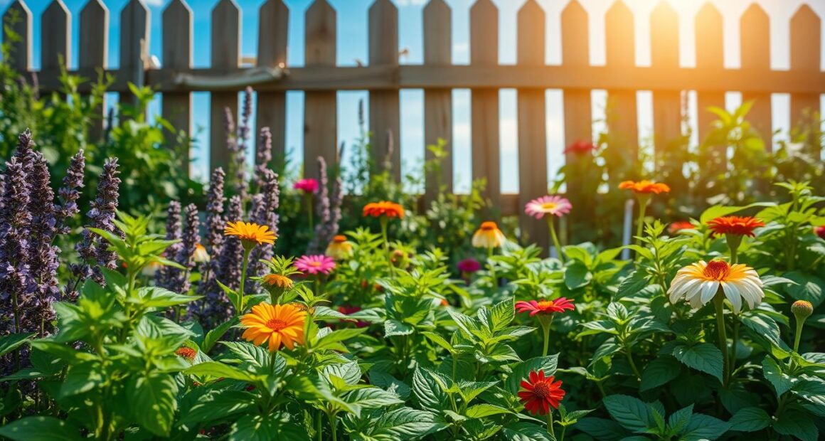 mint companion plants