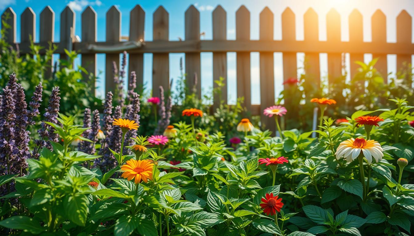mint companion plants
