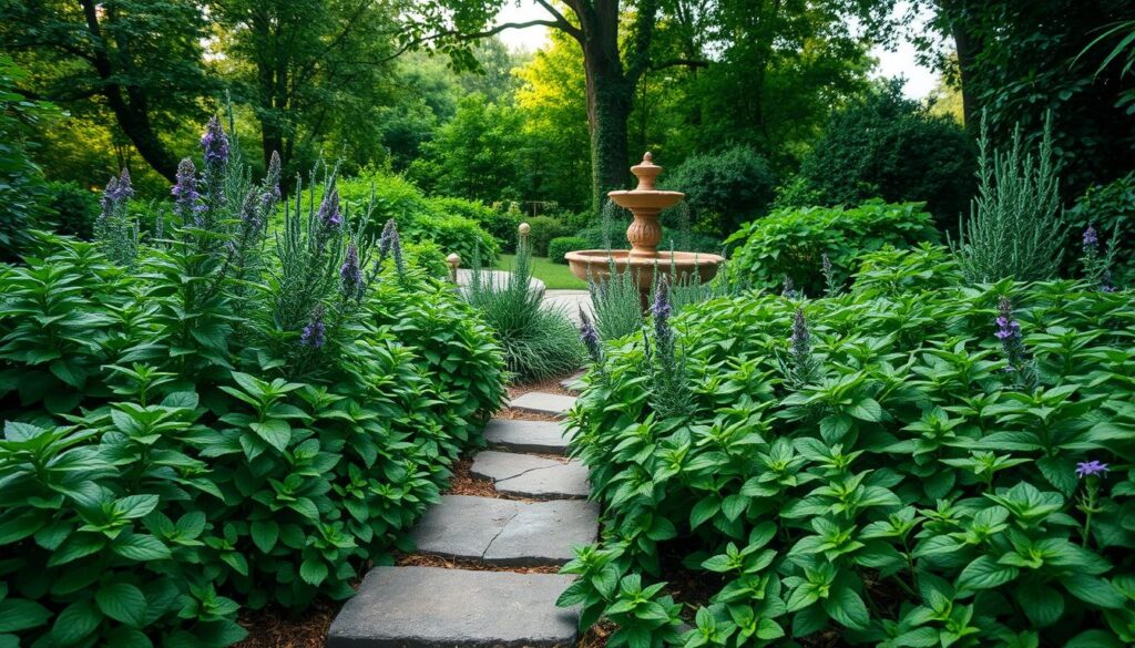 mint garden design