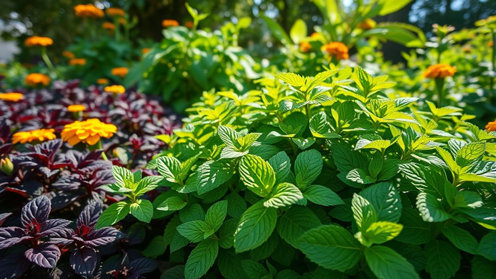 mint enhances pest resistance