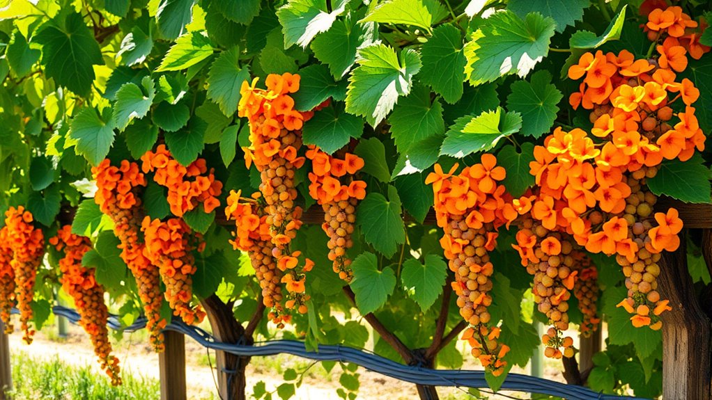 nasturtiums boost vineyard health