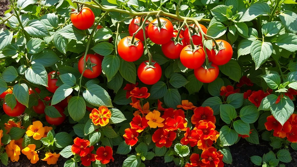 nasturtiums enhance pest control
