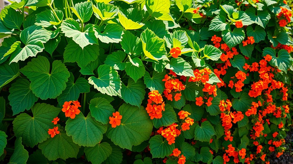 nasturtiums promote healthy gardens
