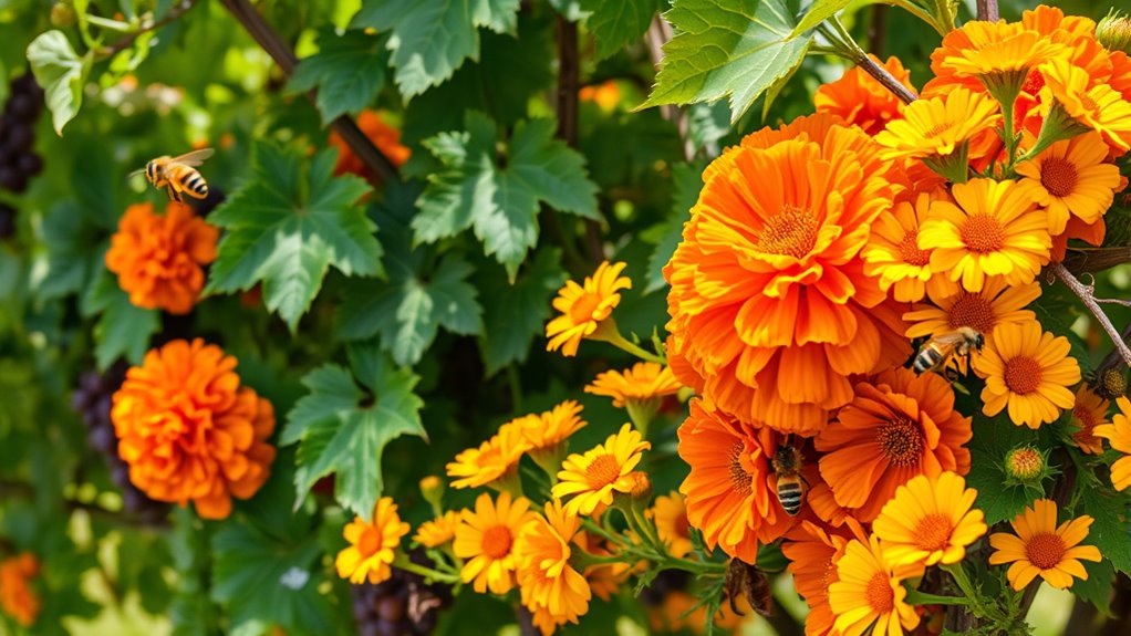 natural pest control with flowers