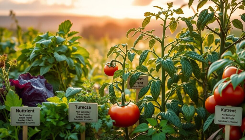 nutrient requirements for tomato companions