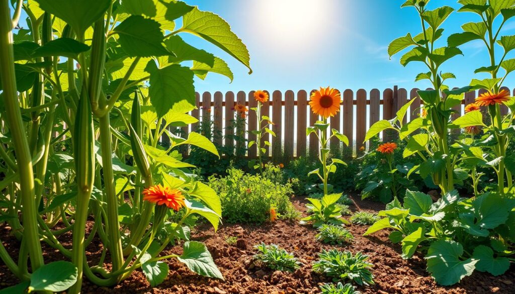 okra companion planting guide