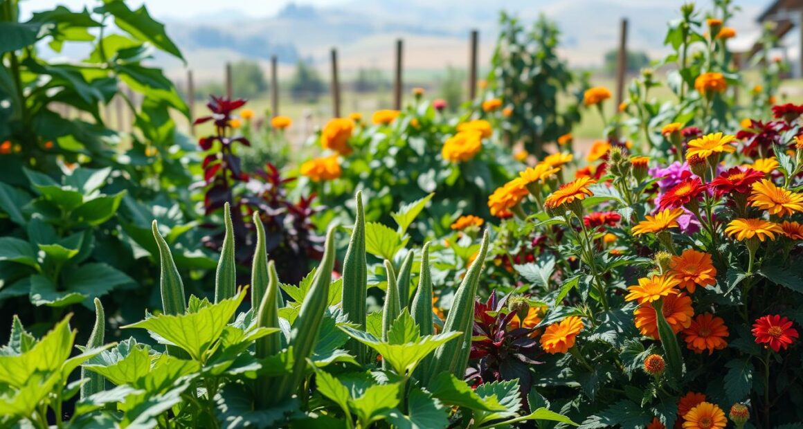 okra companion plants