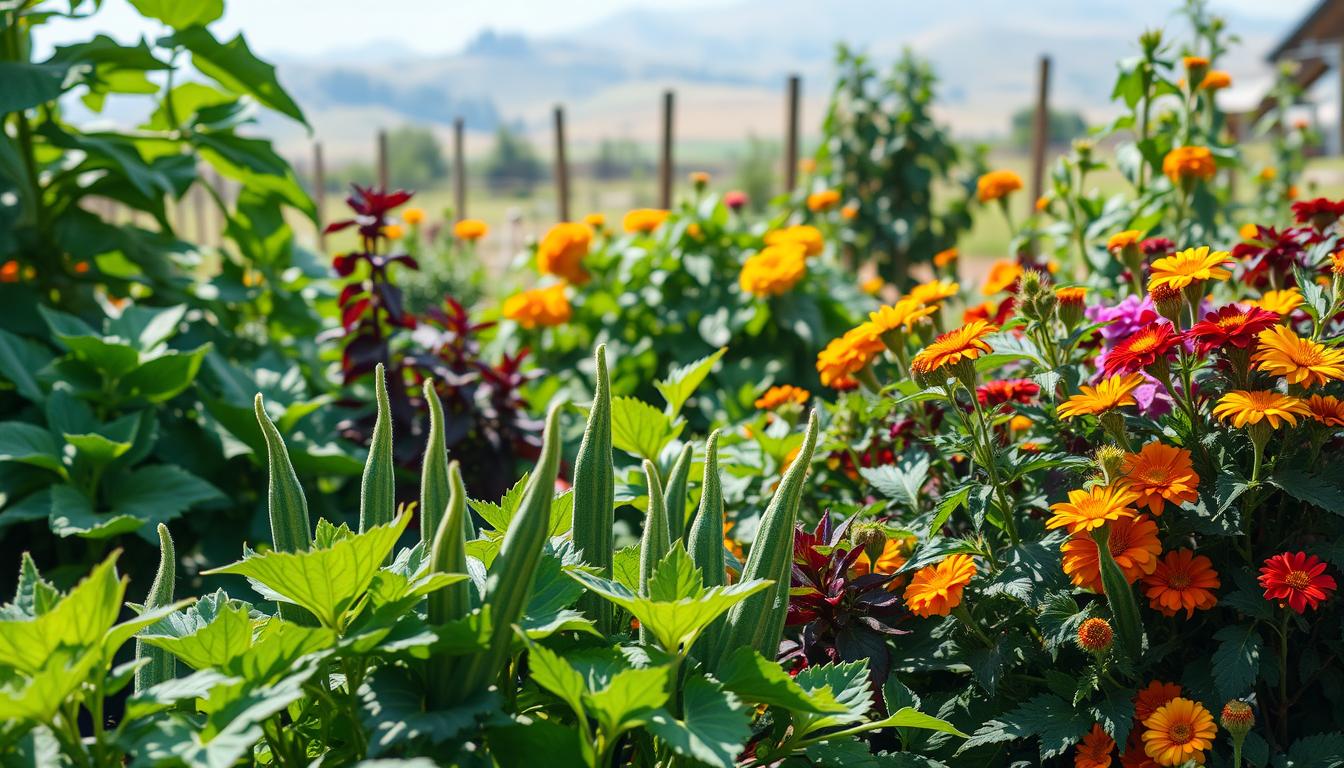 okra companion plants