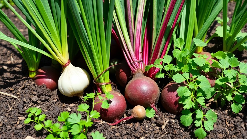 onions garlic protect beets