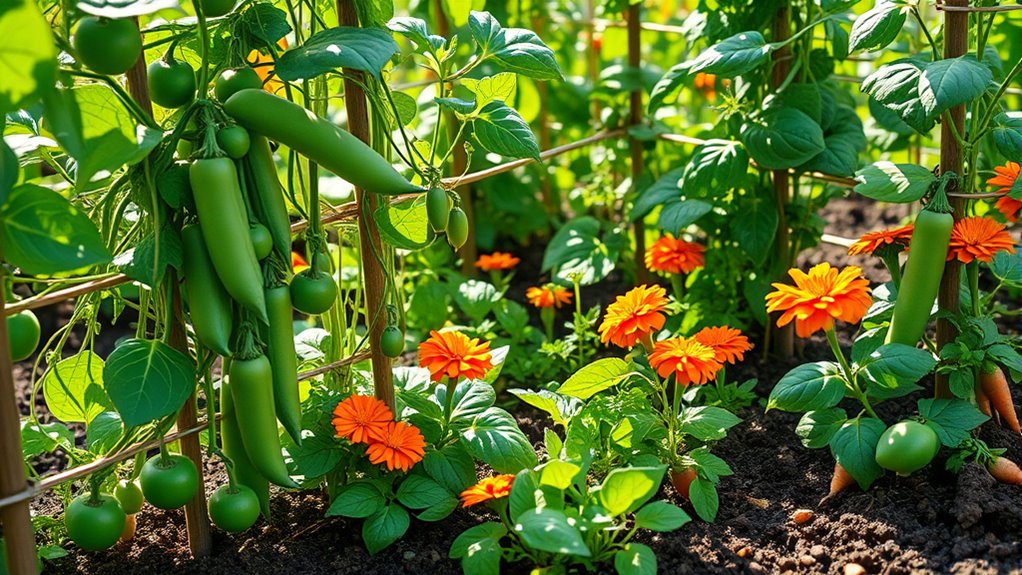 optimal pea companion planting
