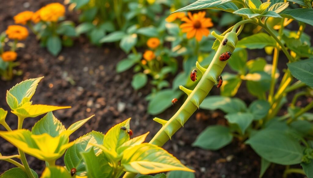 organic pest control for bush beans