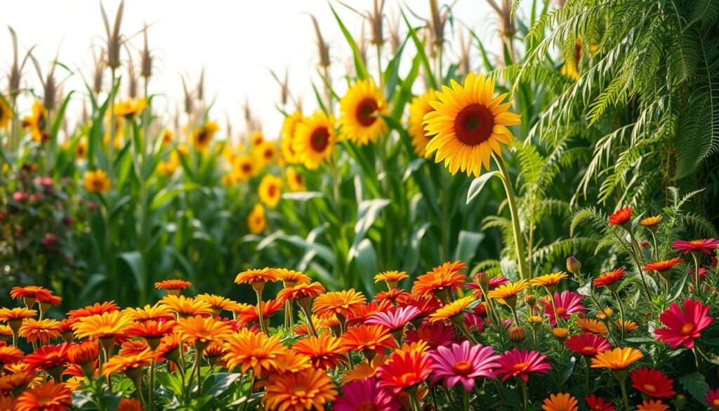 ornamental plants for corn companions