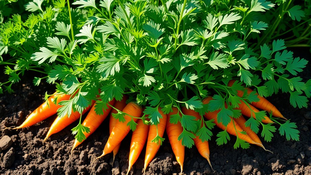 parsley protects carrots naturally