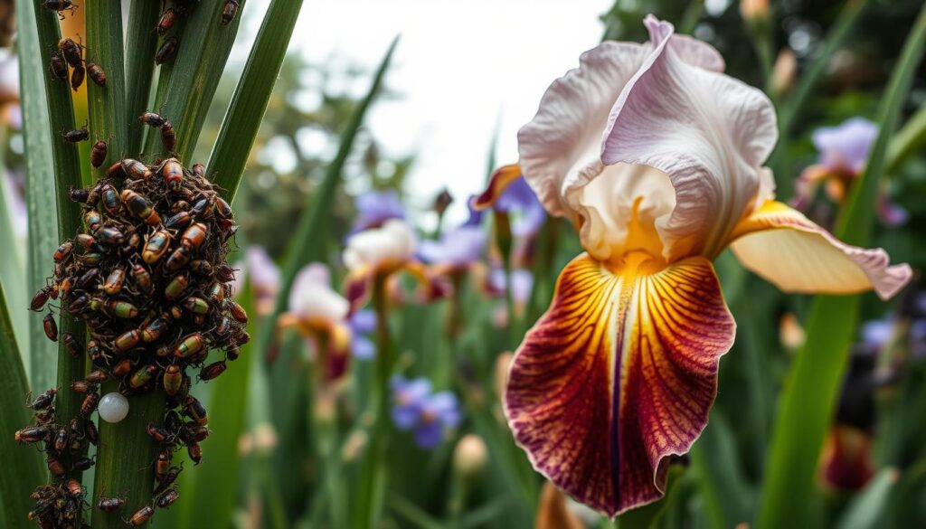 pests and diseases for irises