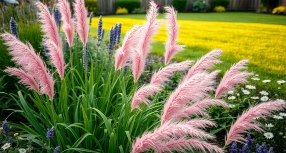 pink muhly grass companion plant