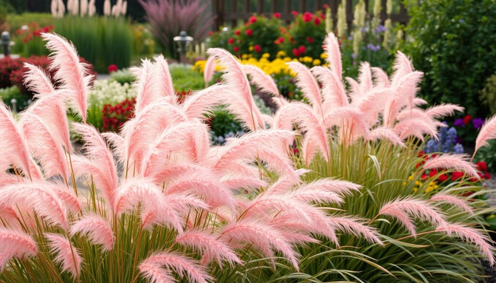 pink muhly grass landscaping