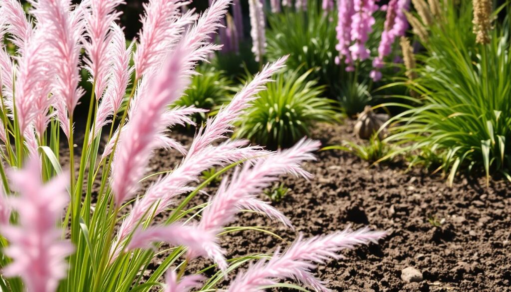 pink muhly grass planting tips