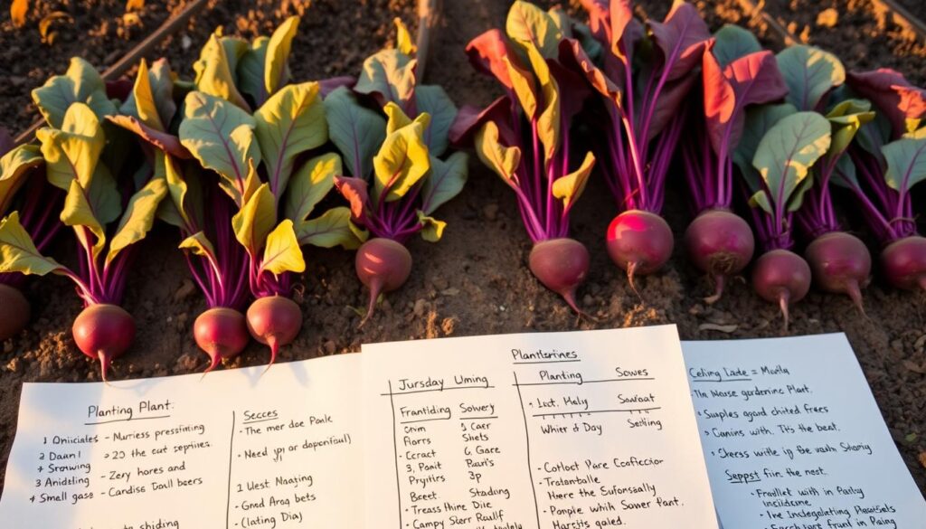 planting schedule for beets