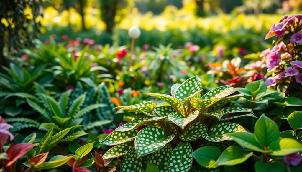 polka dot plant companion plants
