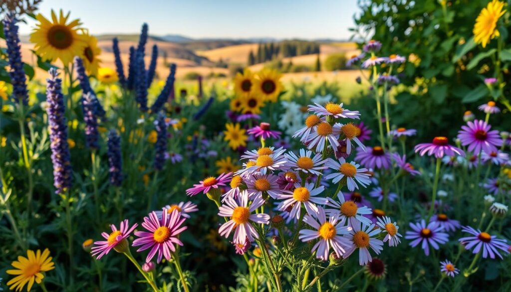 pollinator-friendly yarrow companions