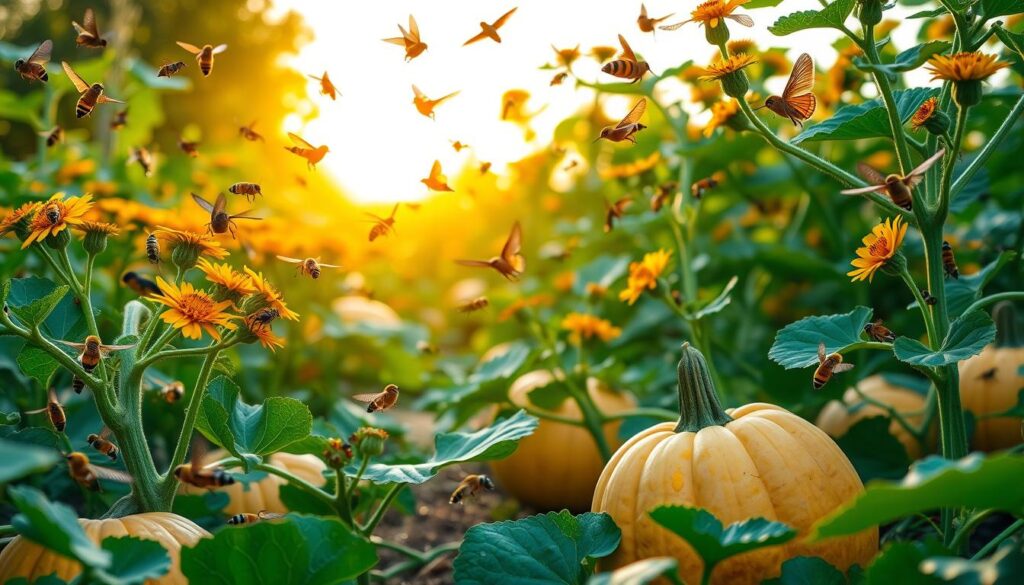 pollinators for pumpkin growth