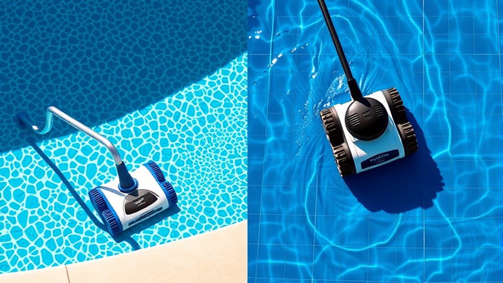 pool cleaner compatibility differences