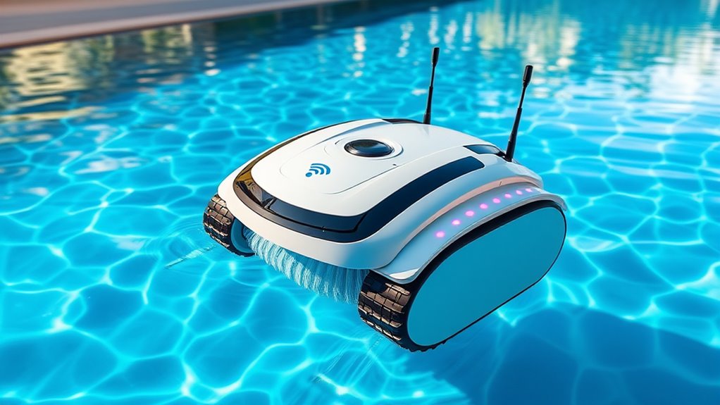 pool cleaner connectivity features