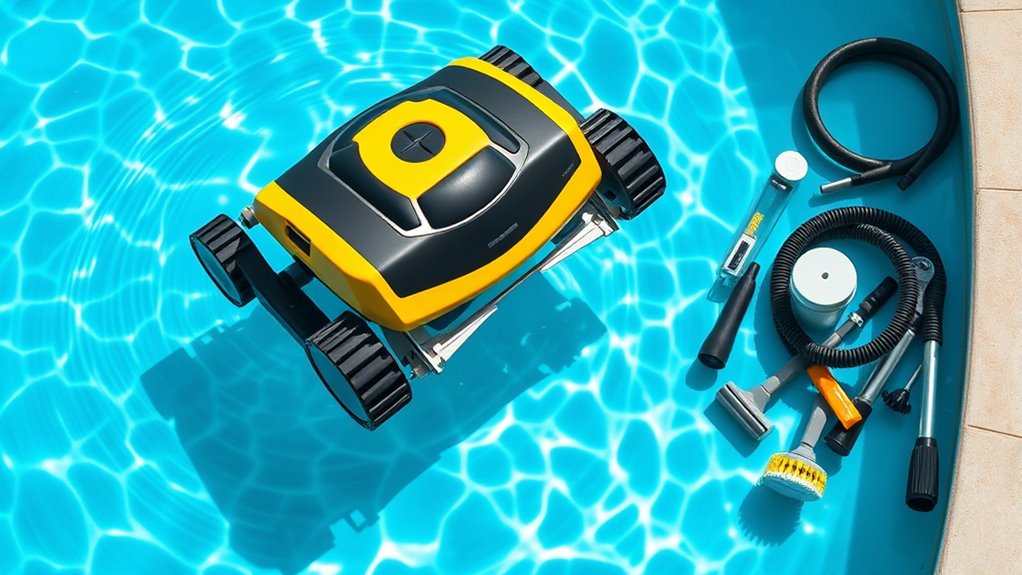 pool cleaner maintenance instructions
