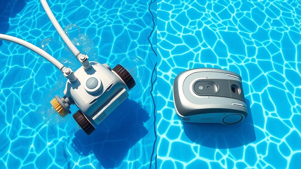 pool cleaning efficiency comparison