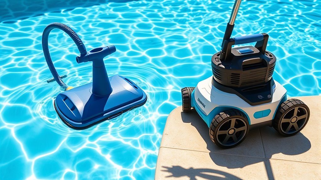pool cleaning method comparison
