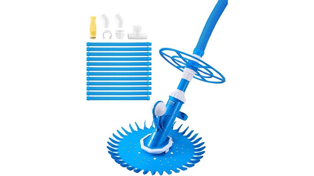 pool cleaning suction device