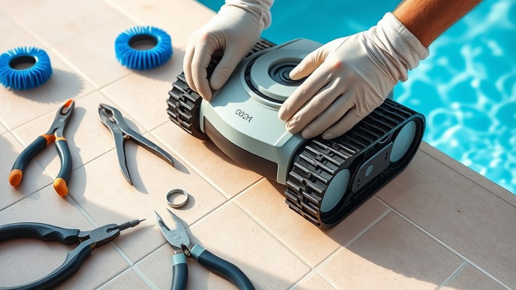 prepare tools and parts