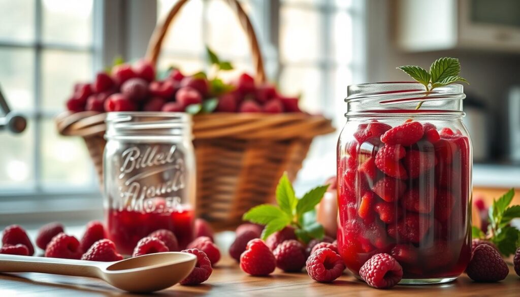 preserving raspberries for enjoyment throughout the year