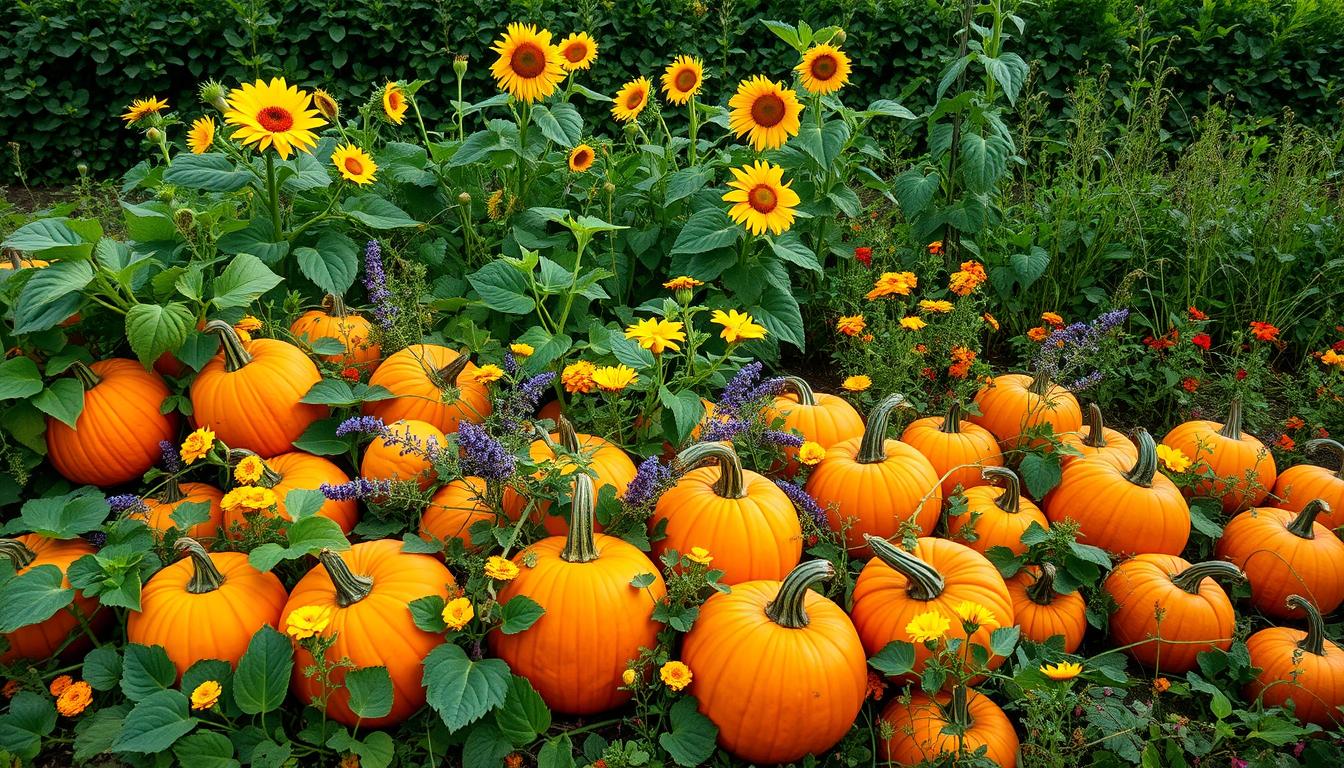 pumpkin companion plants
