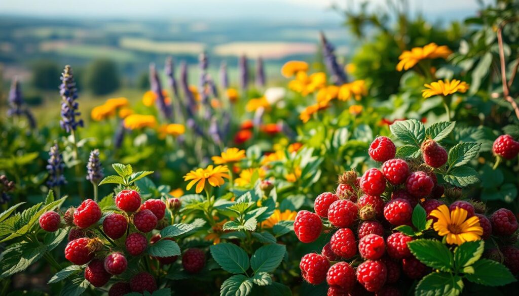 raspberry garden companions