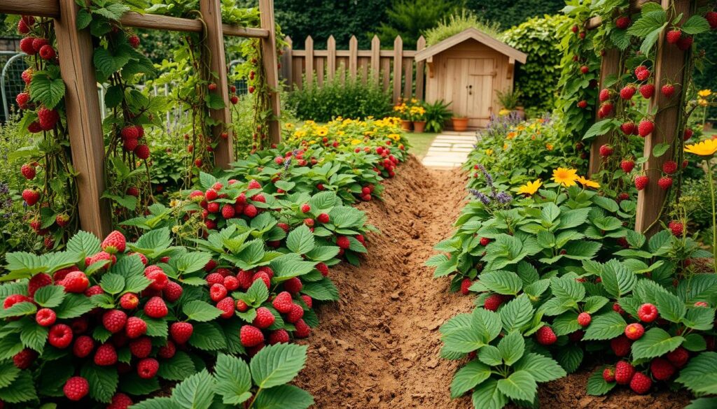 raspberry garden layout