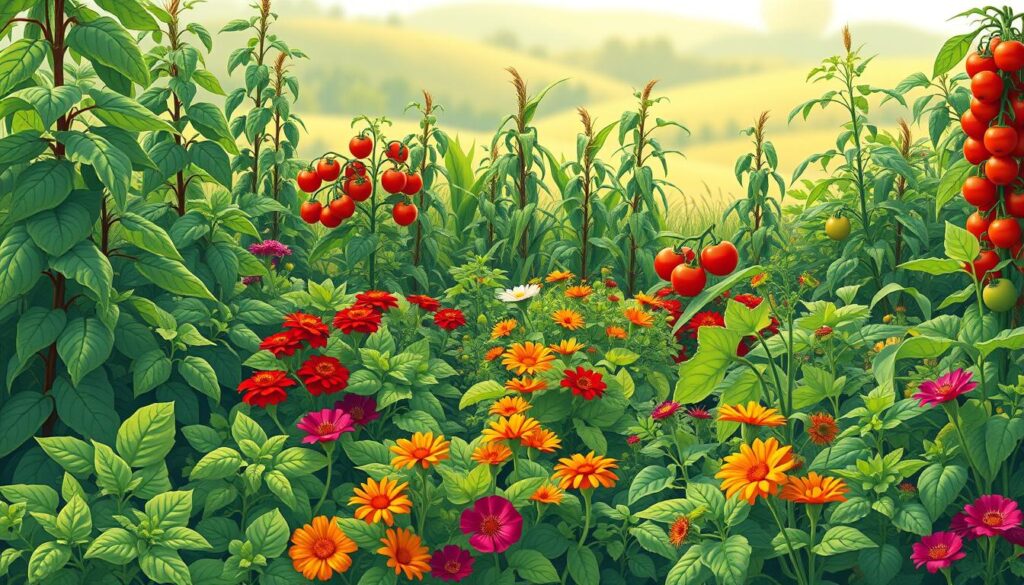 recommended companion plants for bush beans