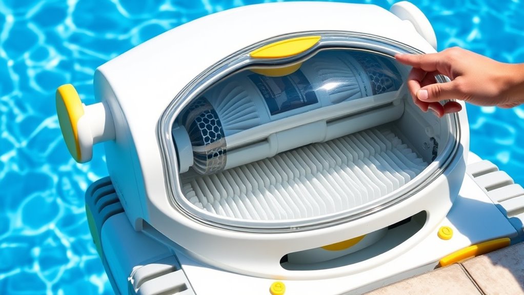 regular filter and brush maintenance