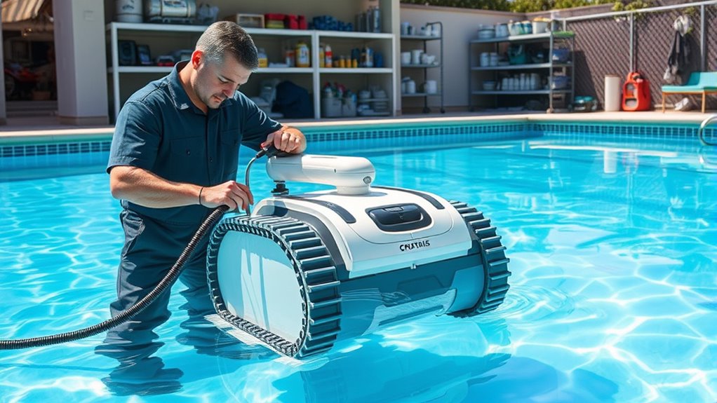 regular professional pool maintenance