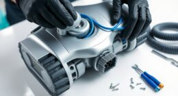 replacing robotic pool cleaner parts