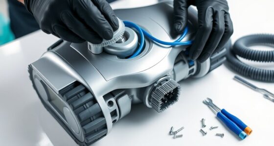 replacing robotic pool cleaner parts