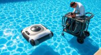 robotic cleaner vs professionals