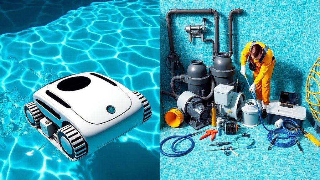 robotic cleaner wear and maintenance