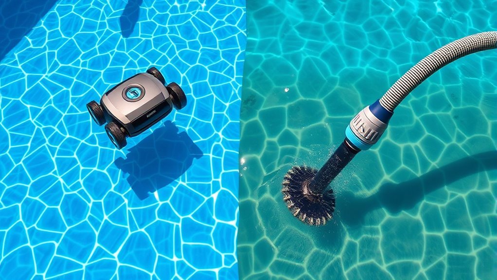 robotic vs suction cleaners