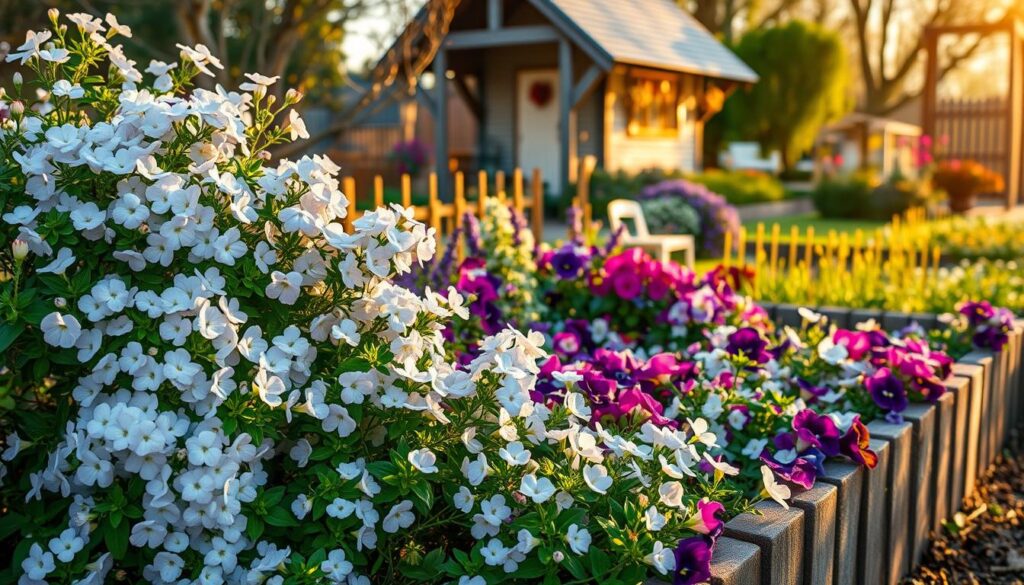 seasonal planting with alyssum
