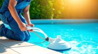 set up pressure side cleaner
