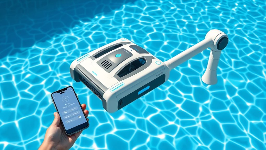 smart pool cleaner connectivity